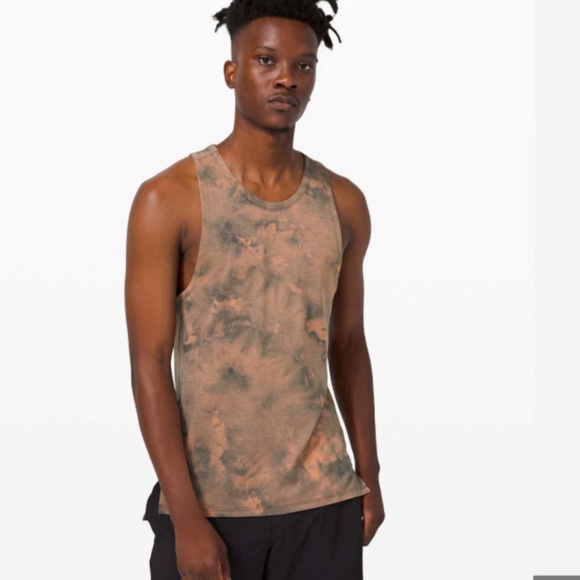 Lululemon Always Agile Tank - Diamond Dye Sedona Sunset Graphite Grey - Medium - Picture 1 of 8